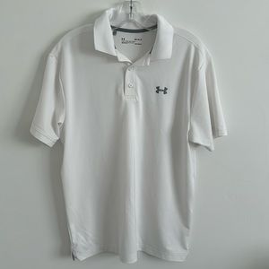 Under Armour Loose Polo Shirt Heat Gear Sz Medium